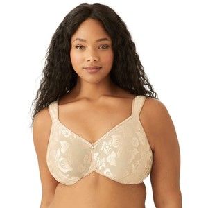 Wacoal Awareness Full Figure Bra Sand, Comfortable Nylon, 36DD